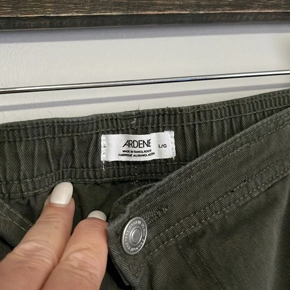Ardene green cargo pants size Large - Picture 3 of 5